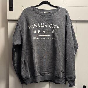 Panama City Beach Crewneck Sweatshirt XL
Gray